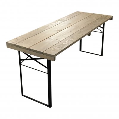 Tafel steigerhout op stalen frame