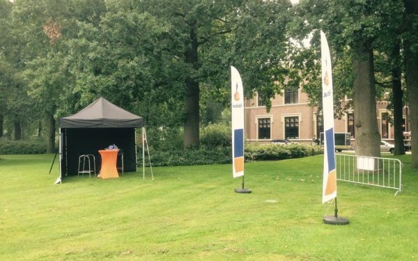 Easy Up tent Rabobank