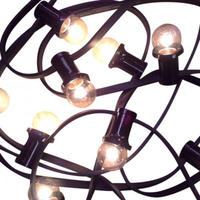 Prikkabel warm wit 50M